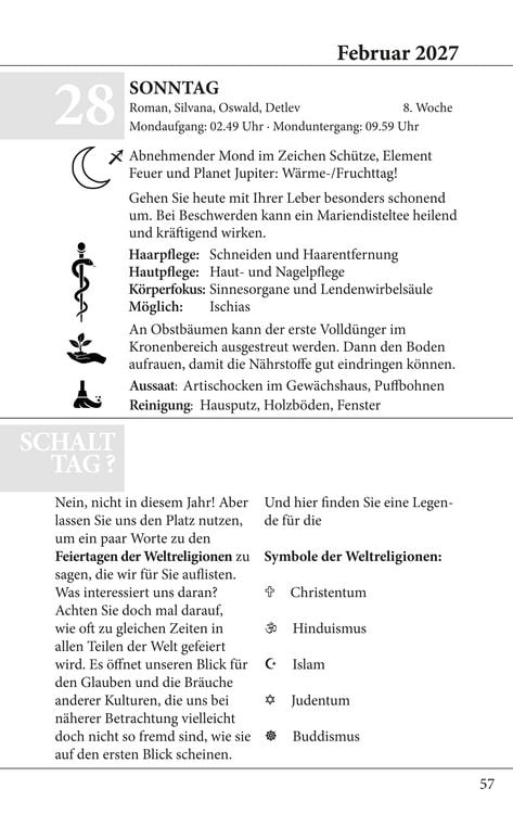 Produktbild: Mondkalender 2027