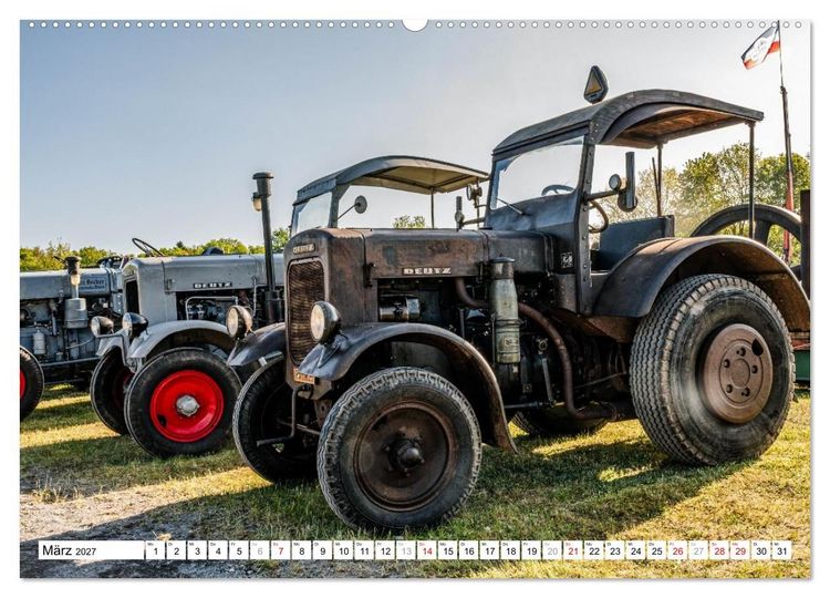 Produktbild: Alte Deutz Traktoren mit Charakter (Wandkalender 2027 DIN A2 quer), CALVENDO Monatskalender
