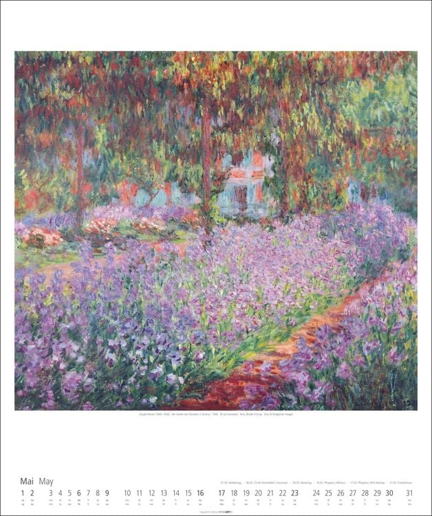 Produktbild: Claude Monet Im Garten Kalender 2027 - Im Garten