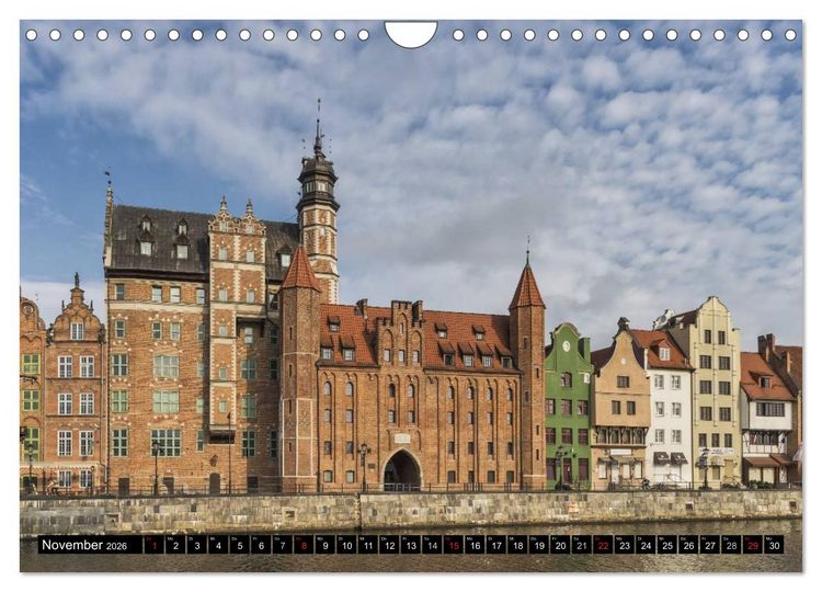 Produktbild: Ein Wochenende in Danzig (Wandkalender 2026 DIN A4 quer), CALVENDO Monatskalender