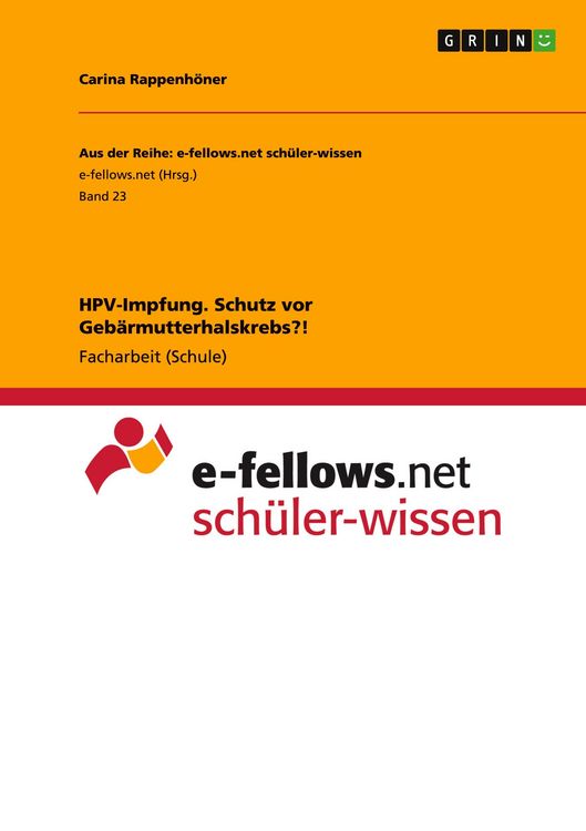 Produktbild: HPV-Impfung. Schutz vor Geb&auml;rmutterhalskrebs?!