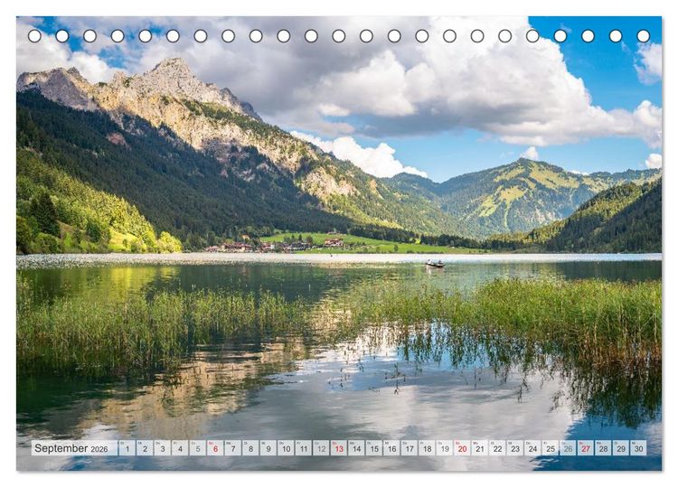 Produktbild: Urlaub im Tannheimer Tal (Tischkalender 2026 DIN A5 quer), CALVENDO Monatskalender