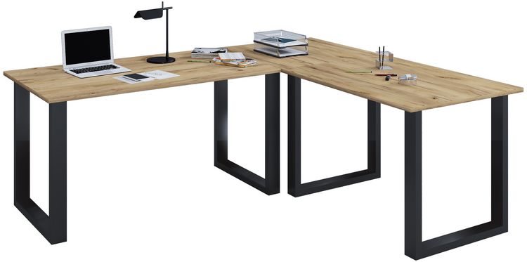 Produktbild: U Schreibtisch Eckschreibtisch L Form 160x160x80