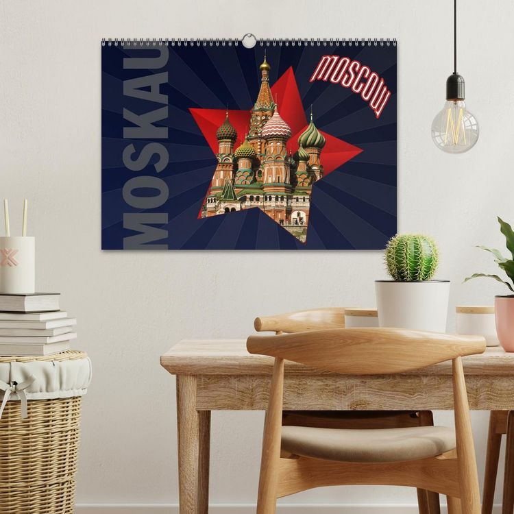Produktbild: Moskau - Moscow (Wandkalender 2026 DIN A3 quer), CALVENDO Monatskalender