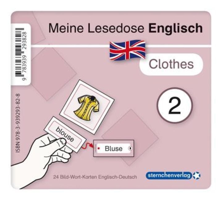 Produktbild: Meine Lesedose Englisch 1-7 - Grundwortschatz Englisch - Deutsch - DaZ - Jetzt neu mit Etikett zum Beschriften