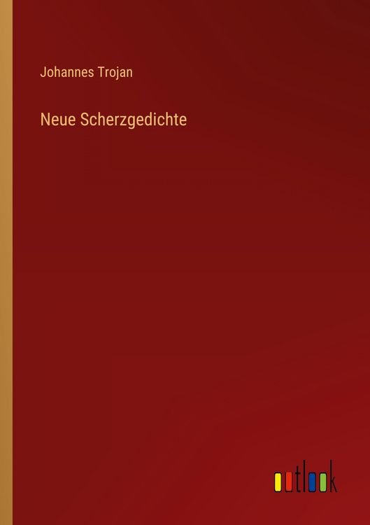Produktbild: Neue Scherzgedichte