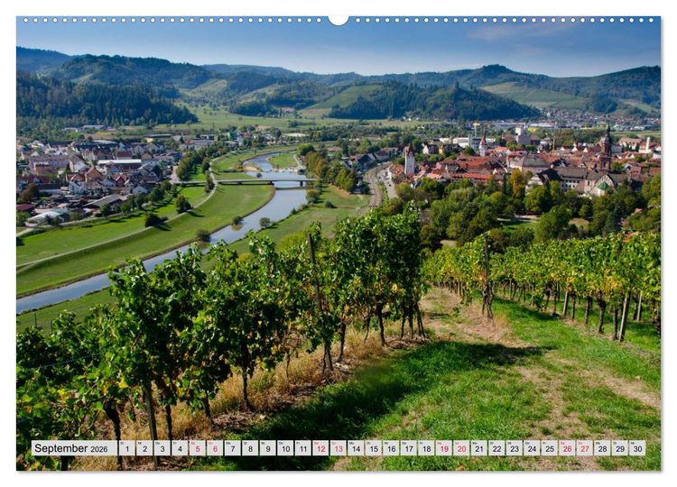 Produktbild: Zauberhaftes Kinzigtal (hochwertiger Premium Wandkalender 2026 DIN A2 quer), Kunstdruck in Hochglanz