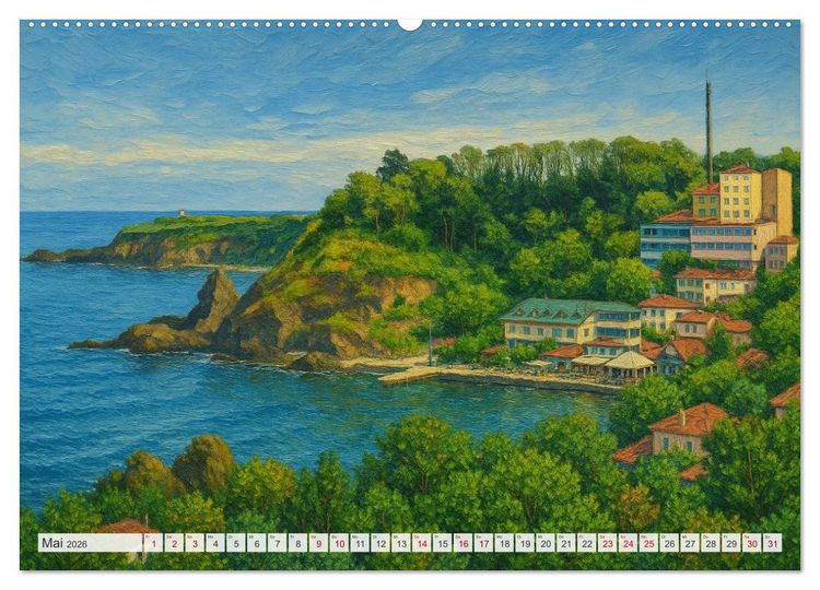 Produktbild: Sehenswertes in Istanbul - Die Sprache der Farben (hochwertiger Premium Wandkalender 2026 DIN A2 quer), Kunstdruck in Hochglanz
