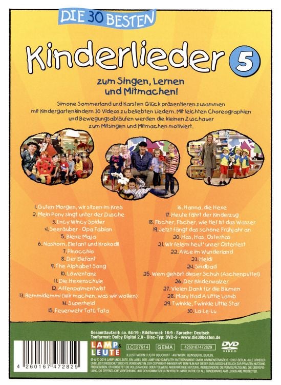 Produktbild: Die 30 besten Kinderlieder 5