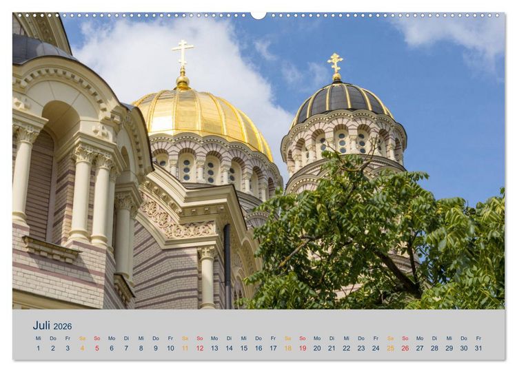 Produktbild: Charmante Baltische St&auml;dte entlang der Ostsee (Wandkalender 2026 DIN A2 quer), CALVENDO Monatskalender