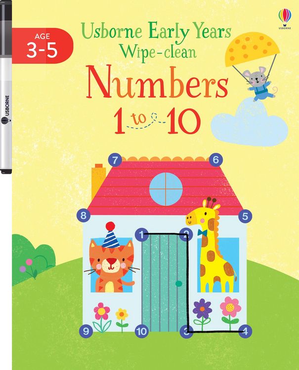 Produktbild: Greenwell, J: Early Years Wipe-Clean Numbers 1 to 10