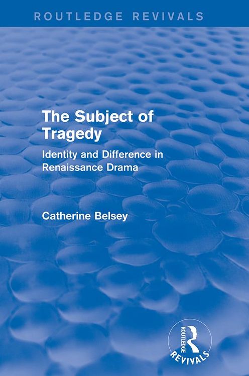 Produktbild: The Subject of Tragedy (Routledge Revivals)