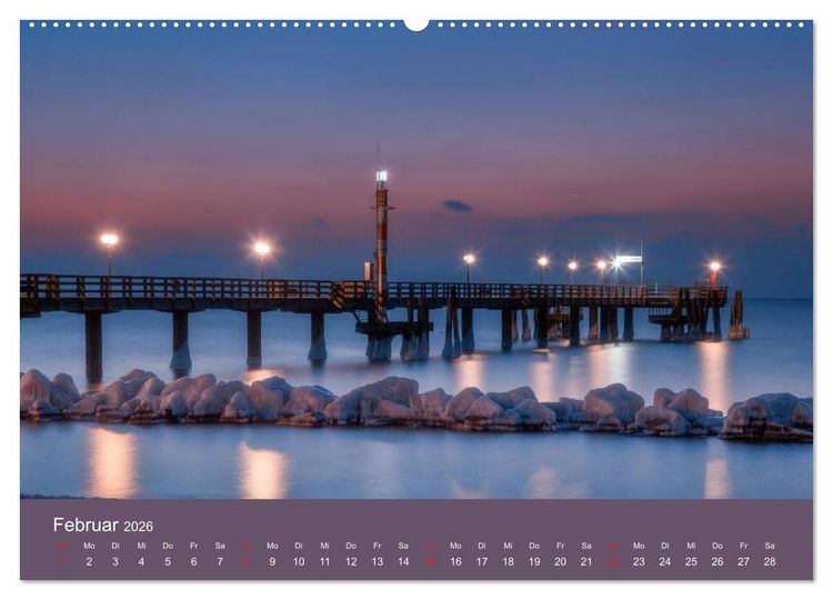 Produktbild: Ostsee - Perlen aus Mecklenburg-Vorpommern (hochwertiger Premium Wandkalender 2026 DIN A2 quer), Kunstdruck in Hochglanz