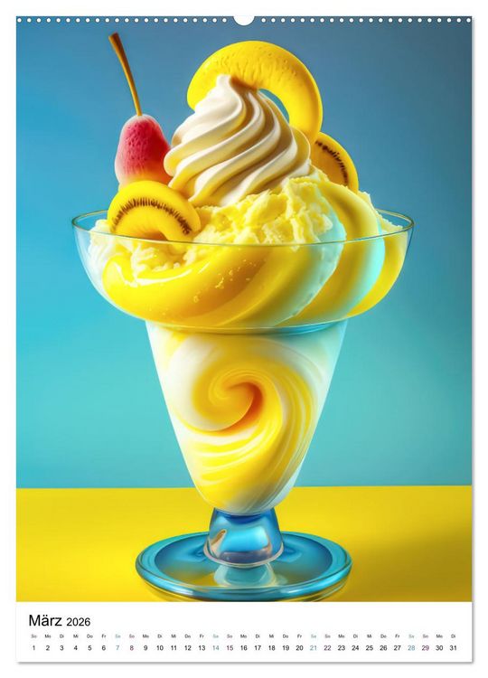 Produktbild: Eis zum dahinschmelzen (hochwertiger Premium Wandkalender 2026 DIN A2 hoch), Kunstdruck in Hochglanz