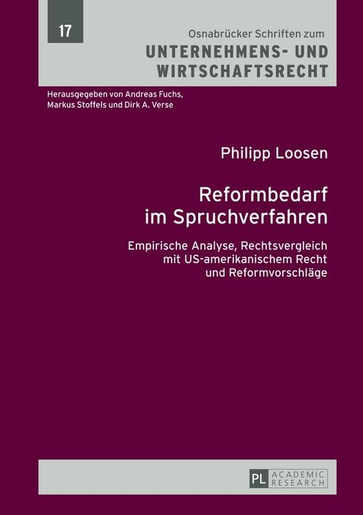 Produktbild: Reformbedarf im Spruchverfahren