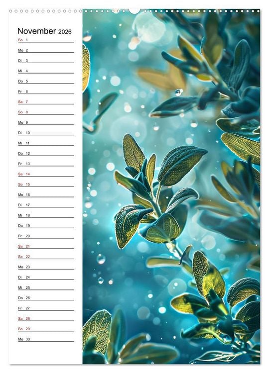 Produktbild: Kr&auml;uterfrische (hochwertiger Premium Wandkalender 2026 DIN A2 hoch), Kunstdruck in Hochglanz