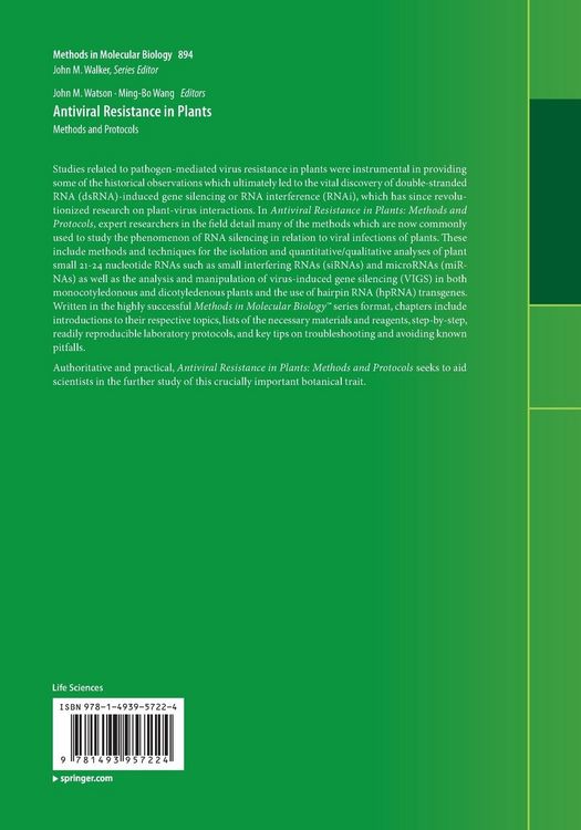 Produktbild: Antiviral Resistance in Plants