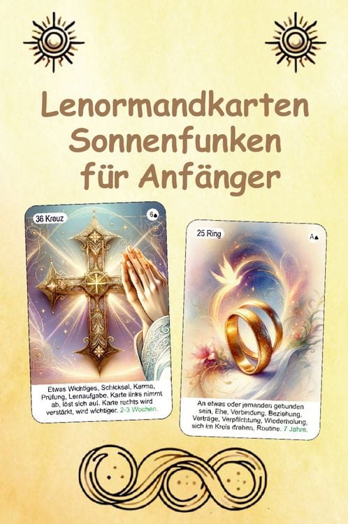 Produktbild: Lenormandkarten Sonnenfunken f&uuml;r Anf&auml;nger