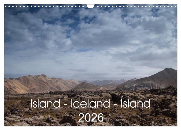 Produktbild: Island - Iceland - &Iacute;sland (Wandkalender 2026 DIN A3 quer), CALVENDO Monatskalender