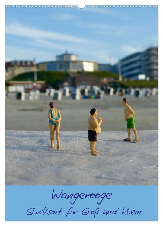Produktbild: Wangerooge - Gl&uuml;cksort f&uuml;r Gro&szlig; und Klein (Wandkalender 2026 DIN A2 hoch), CALVENDO Monatskalender