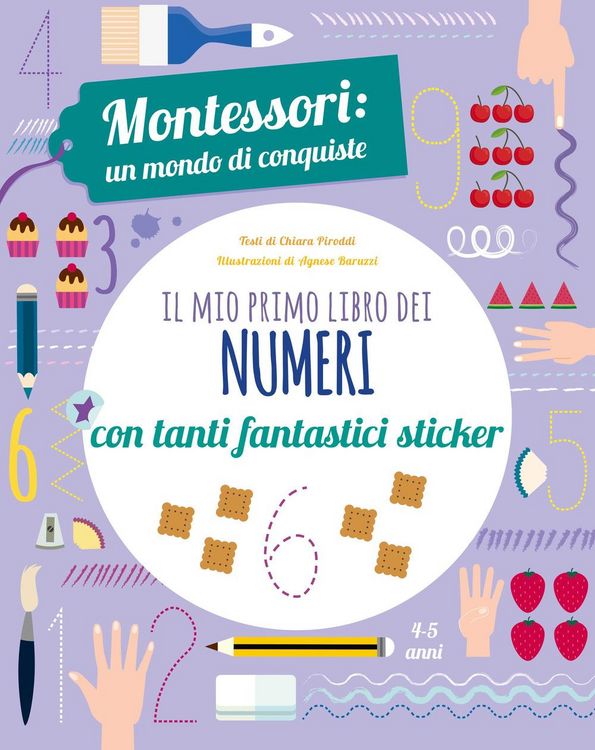 Produktbild: Il mio primo libro dei numeri. Montessori: un mondo di conquiste. Con adesivi