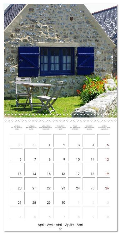 Produktbild: Le village de Rostudel (Calendrier mural carr&eacute; 2026 30x30 cm) Calendrier double avec une page pour vos prises de notes