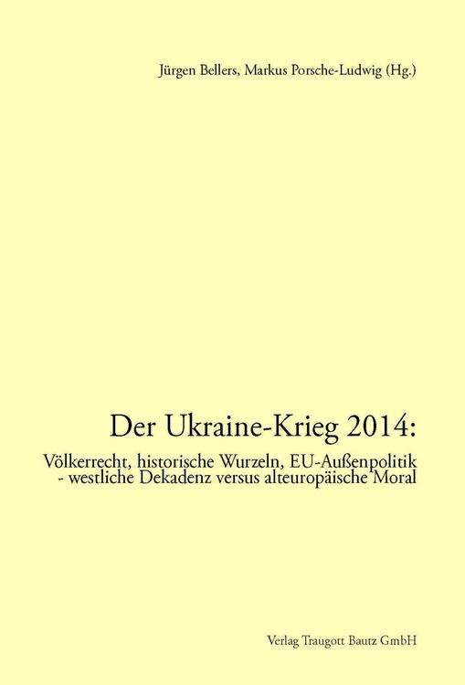Produktbild: Der Ukraine-Krieg 2014