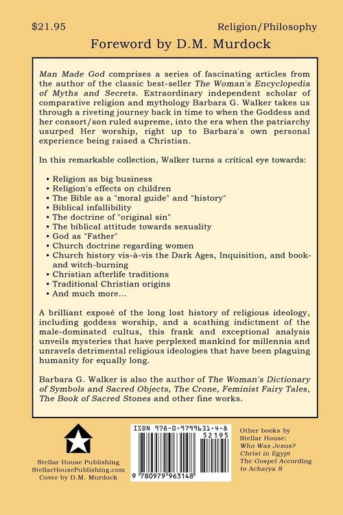 Produktbild: Man Made God: A Collection of Essays