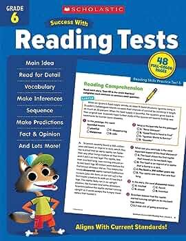 Produktbild: Scholastic Success with Reading Tests Grade 6 Workbook