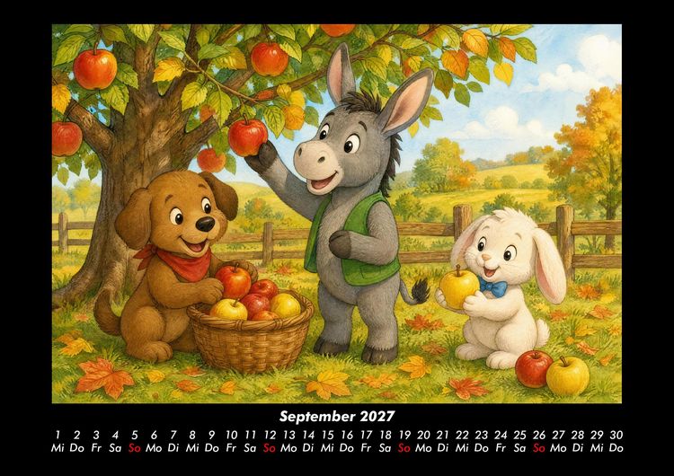 Produktbild: Abenteuer auf dem Bauernhof 2027 Fotokalender DIN A3