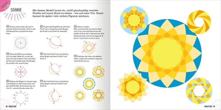Produktbild: Science & Kids &ndash; Das gro&szlig;e Malbuch der Geometrie