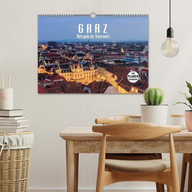 Produktbild: Graz - Metropole der Steiermark (Wandkalender 2026 DIN A3 quer), CALVENDO Monatskalender