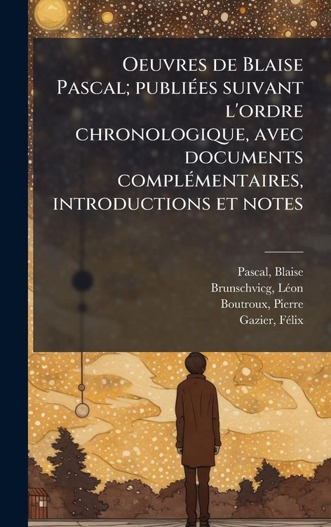 Produktbild: Oeuvres de Blaise Pascal; publi&Atilde;(c)es suivant l'ordre chronologique, avec documents compl&Atilde;(c)mentaires, introductions et notes