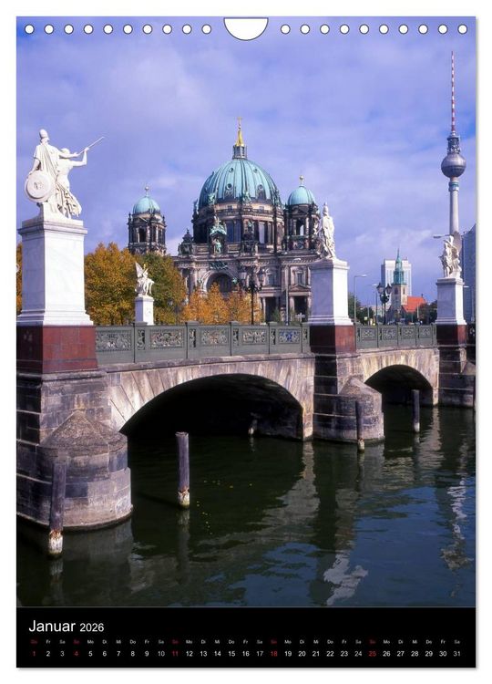 Produktbild: Weltstadt Berlin (Wandkalender 2026 DIN A4 hoch), CALVENDO Monatskalender