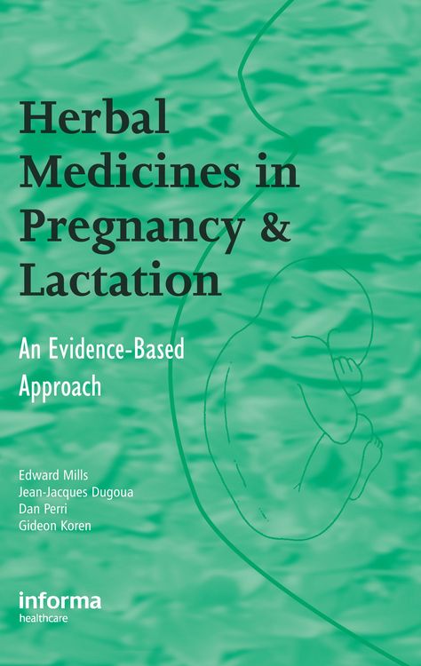 Produktbild: Herbal Medicines in Pregnancy and Lactation