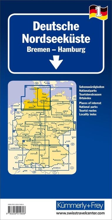 Produktbild: Deutsche Nordseek&uuml;ste - Bremen, Hamburg Nr. 1
