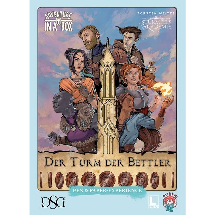 Produktbild: Adventure in a Box Sturmfels Akademie - Der Turm der Bettler DE