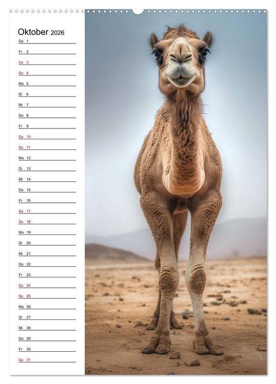 Produktbild: Ganz von vorn (Wandkalender 2026 DIN A2 hoch), CALVENDO Monatskalender