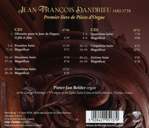 Produktbild: Dandrieu:Premier Livre De Pieces D'orgue