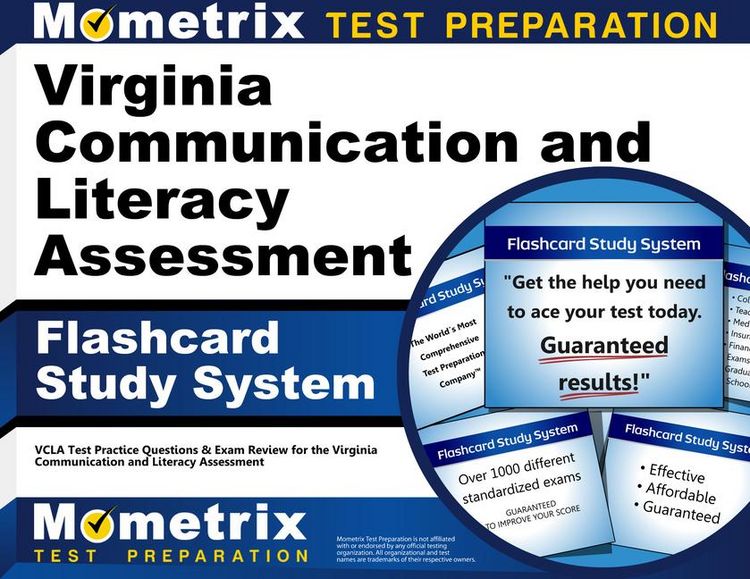 Produktbild: Virginia Communication and Literacy Assessment Flashcard Study System
