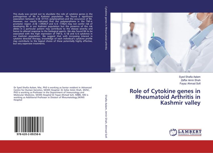 Produktbild: Role of Cytokine genes in Rheumatoid Arthritis in Kashmir valley