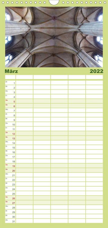 Produktbild: Familienplaner Marburg 2022 (Wandkalender 2022 , 21 cm x 45 cm, hoch)