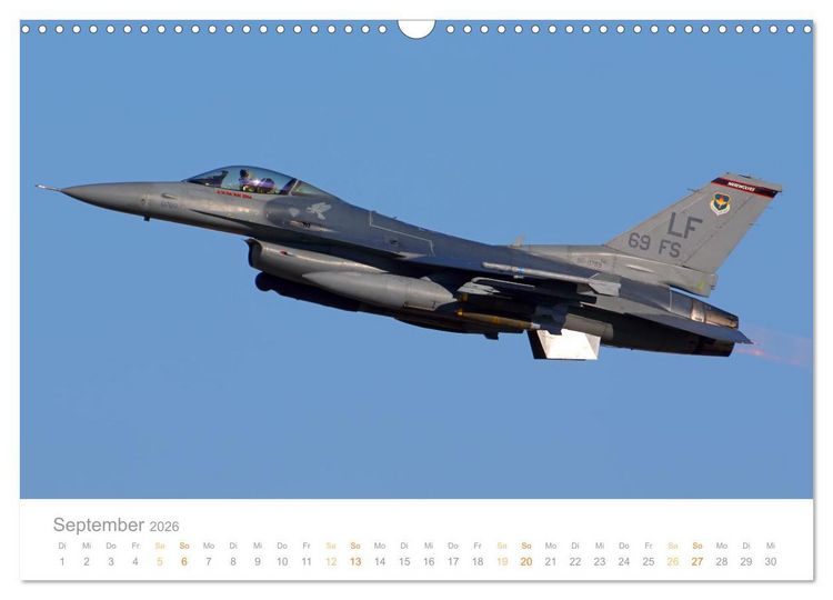 Produktbild: VIPER ACTION - F-16 FIGHTING FALCON (Wandkalender 2026 DIN A3 quer), CALVENDO Monatskalender