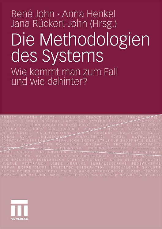 Produktbild: Die Methodologien des Systems