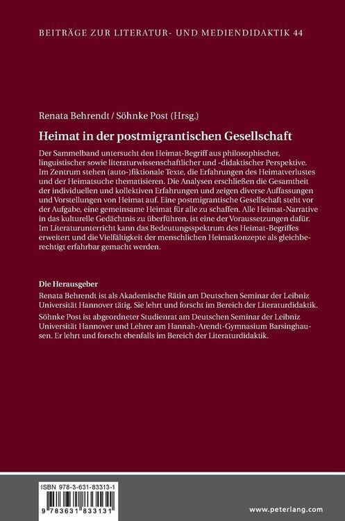 Produktbild: Heimat in der postmigrantischen Gesellschaft