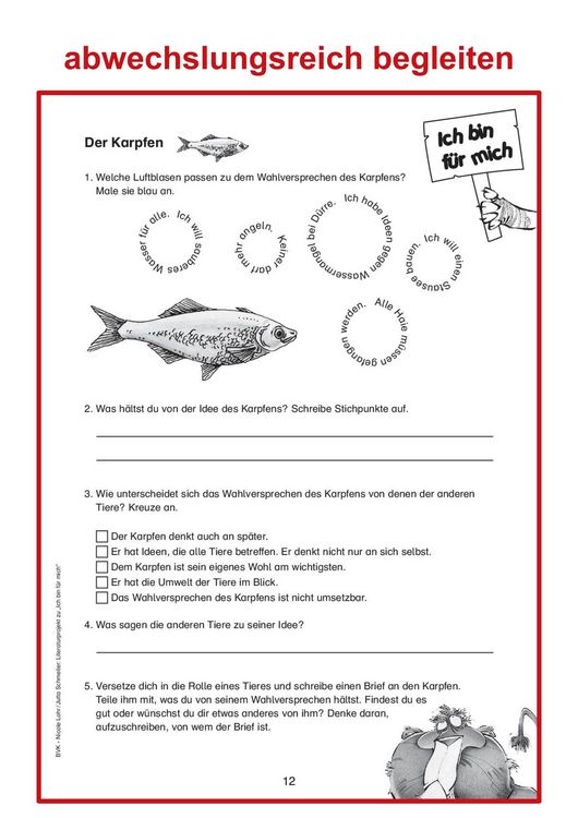 Produktbild: Literaturprojekt zu Ich bin f&uuml;r mich