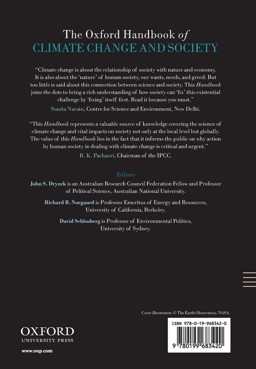 Produktbild: Oxford Handbook of Climate Change and Society