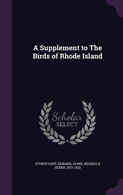 Produktbild: A Supplement to The Birds of Rhode Island