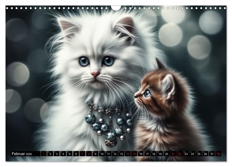 Produktbild: Katzenmomente (Wandkalender 2026 DIN A3 quer), CALVENDO Monatskalender