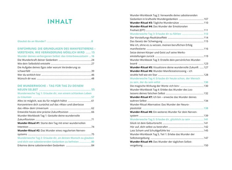 Produktbild: Die Wunderwoche: Manifestieren statt verzichten